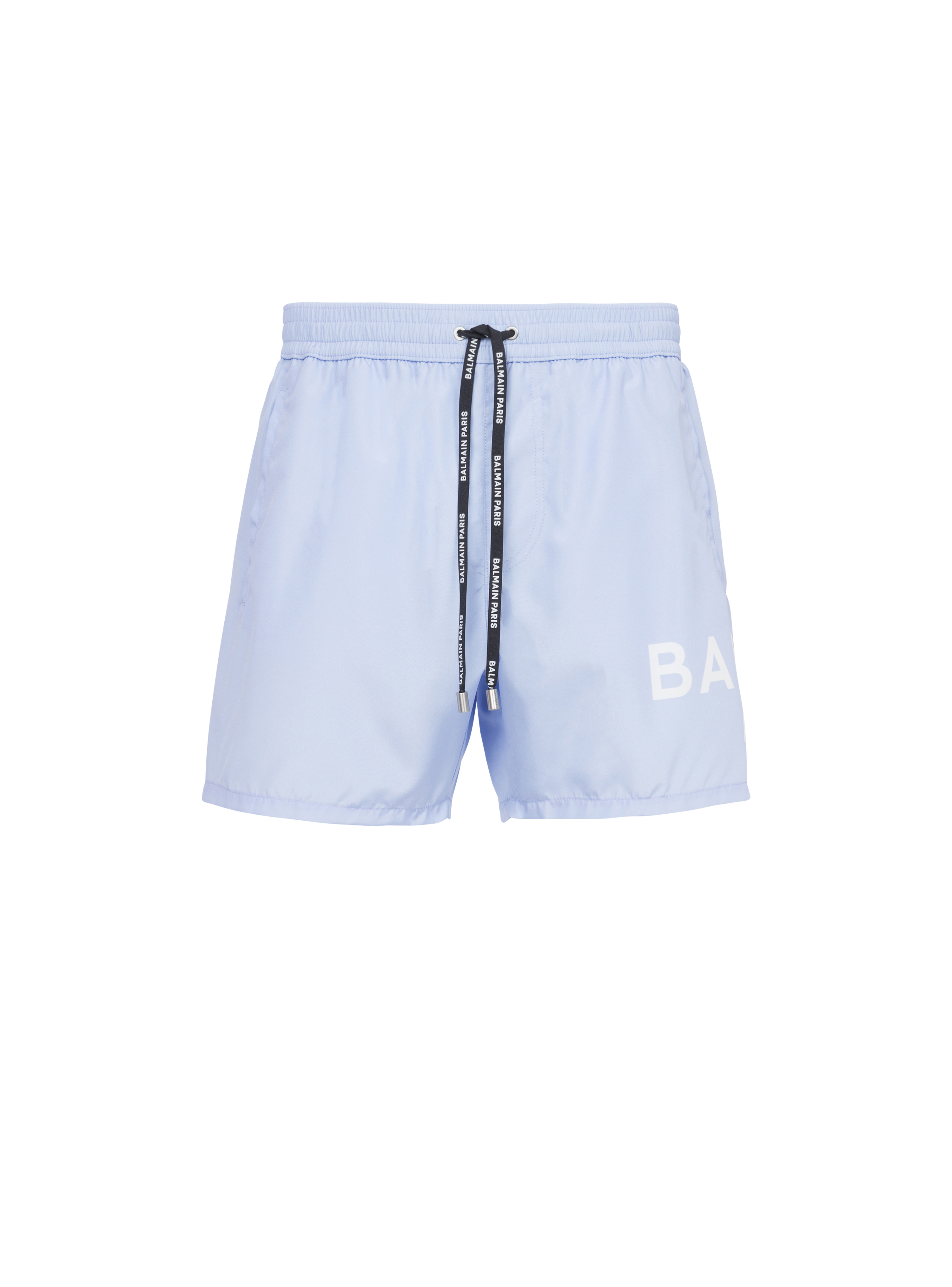 Balmain logo swim shorts, blue