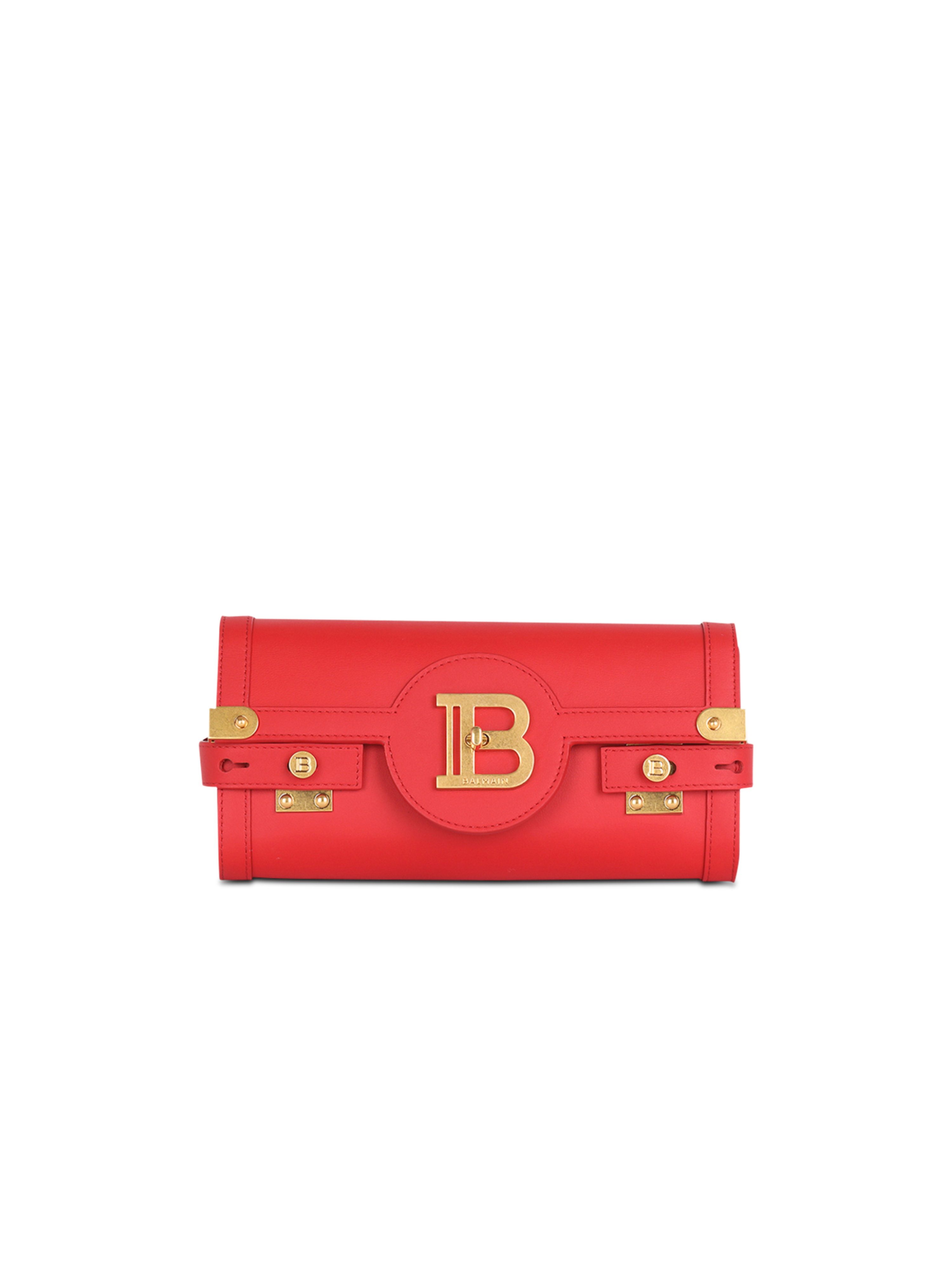 Smooth leather B-Buzz 23 clutch bag, red