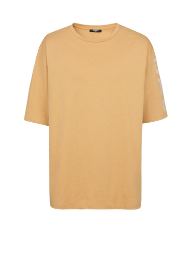 Oversized cotton T-shirt with Balmain logo