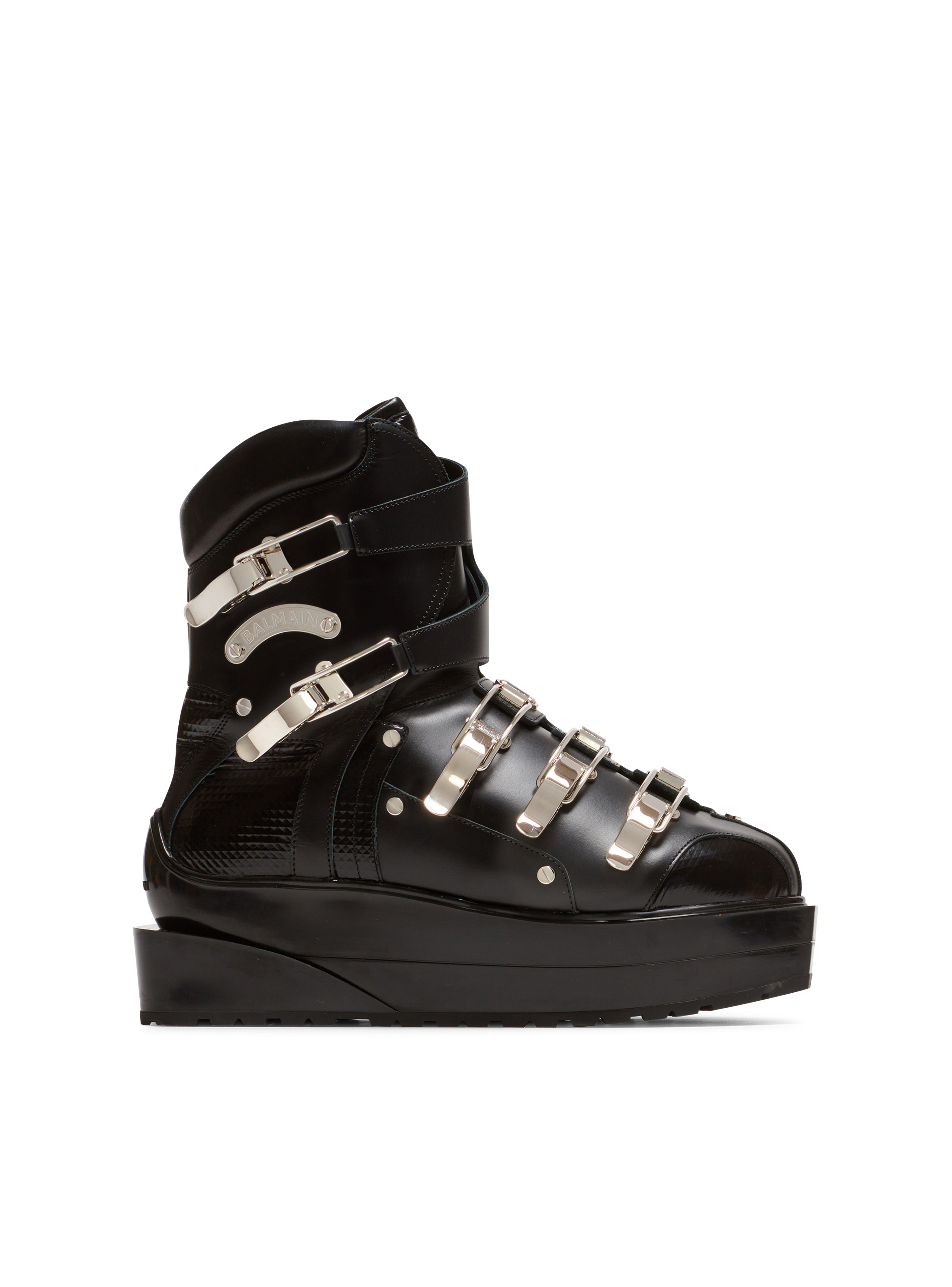 Volt leather boots, black